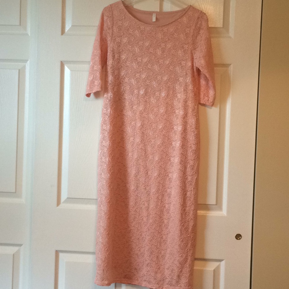 Pink Blush Maternity Dress